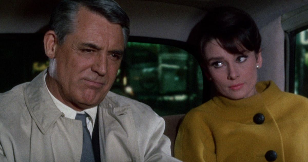 Charade movie with Cary Grant and Audrey Hepburn