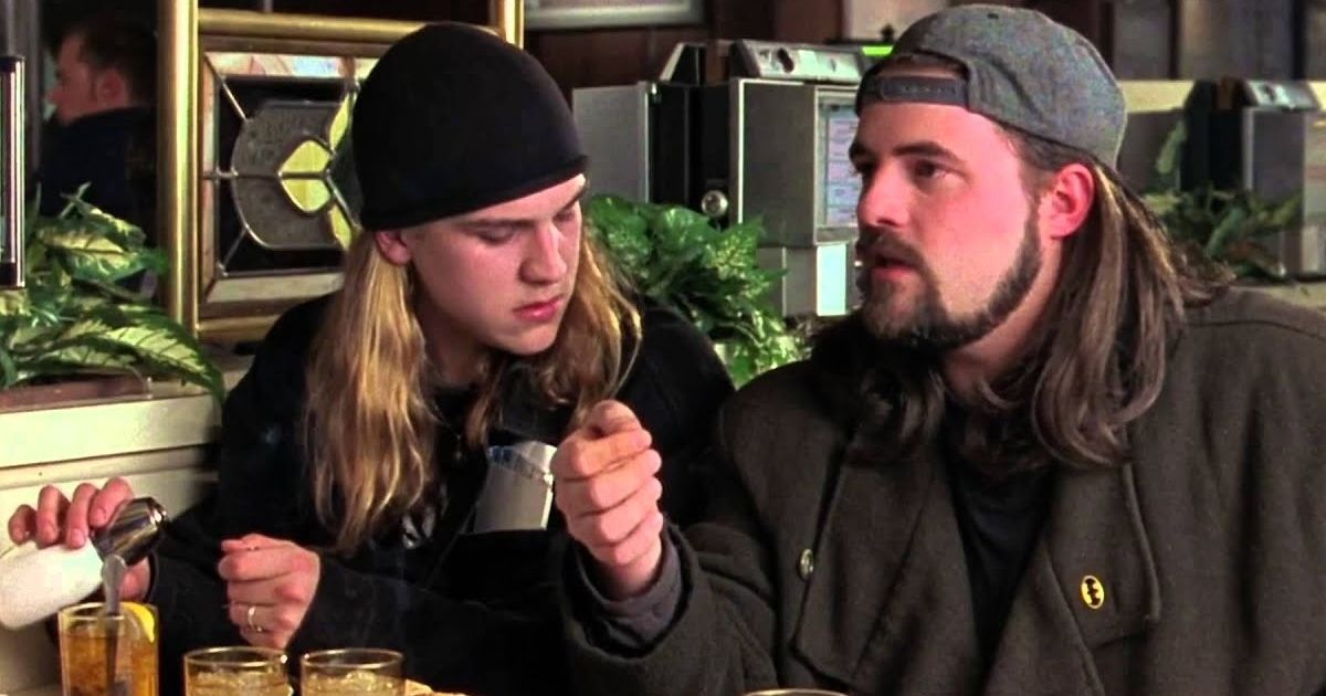 Jay and Silent Bob at the Diner in Chasing Amy