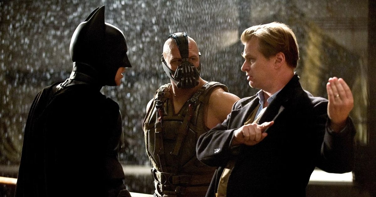 Christopher Nolan on The Dark Knight Rises set