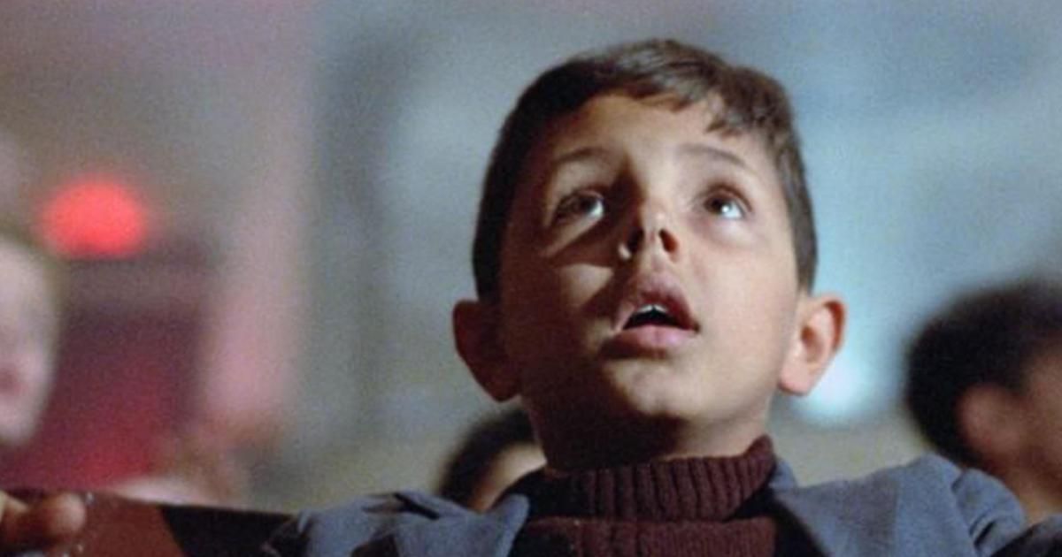 Young Toto in Cinema Paradiso