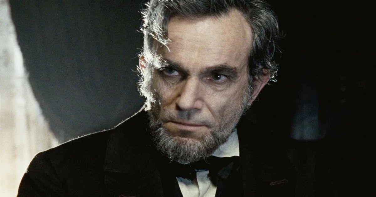 Daniel Day-Lewis as Abraham Lincoln in a scene from Lincoln (2012)