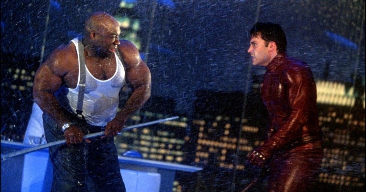Ben Affleck's Daredevil fighting Michael Clarke Duncan's Kingpin / Wilson Fisk in 2003's Daredevil