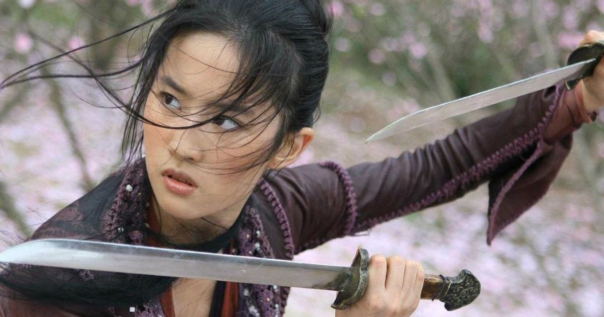 Yifei Liu as Mulan in the live-action Disney film