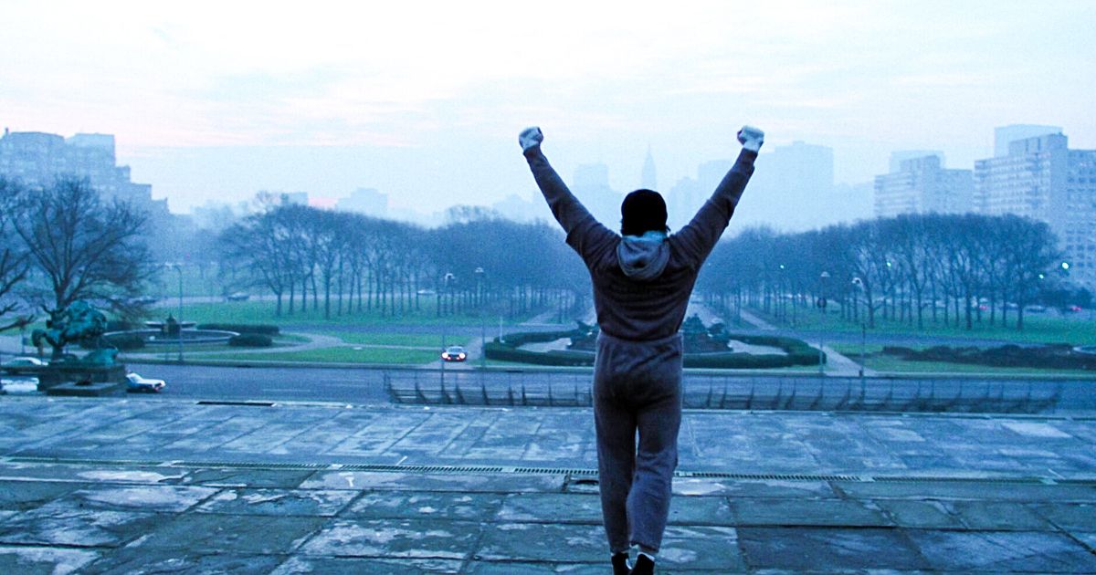 Sylvester Stallone as Rocky Balboa in Rocky