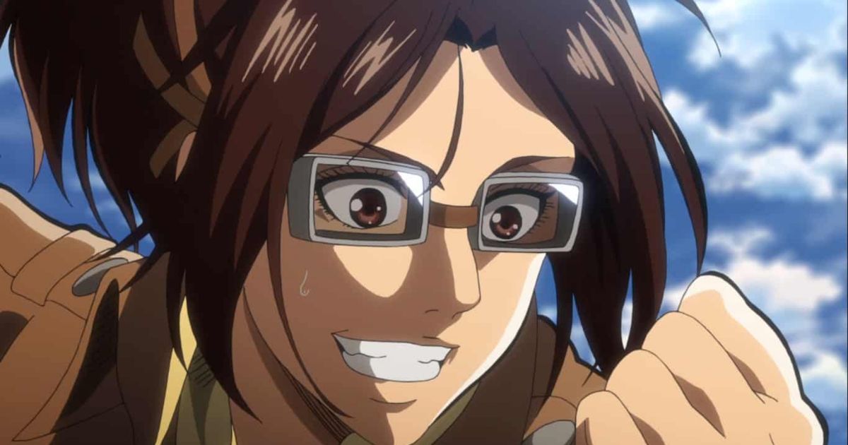 Hange in Attack on Titan