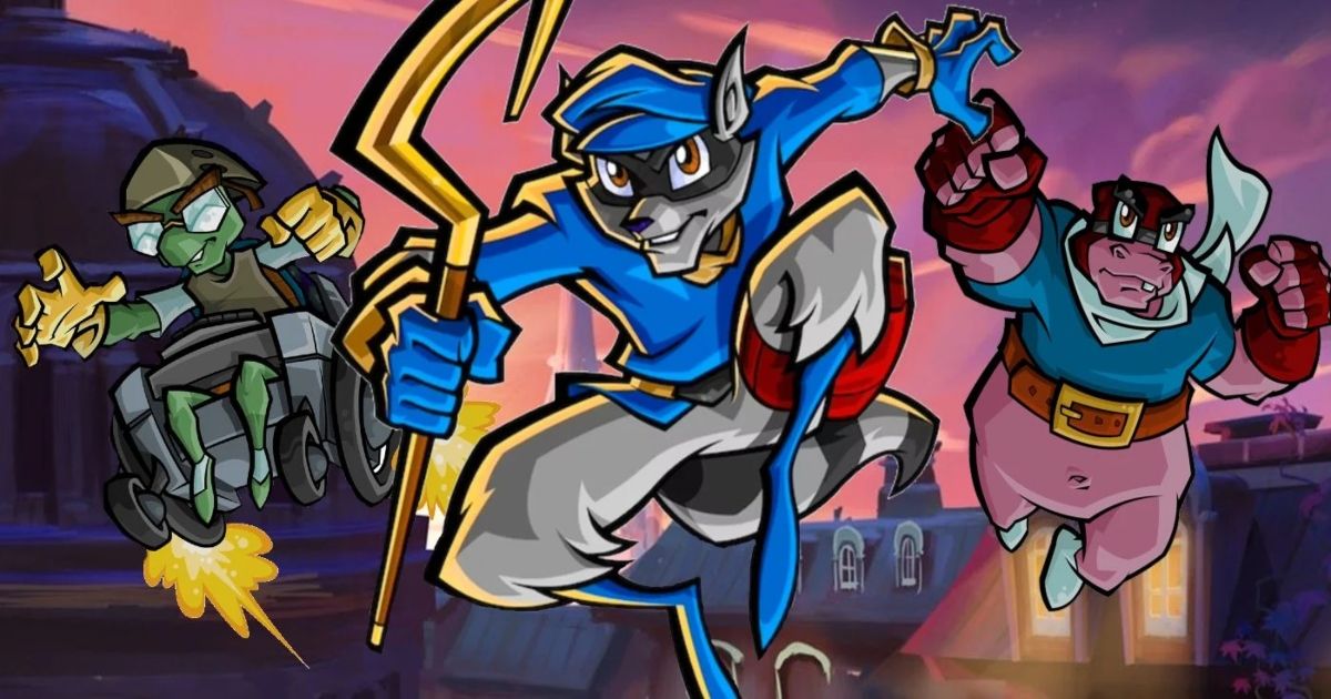 The Cooper gang from the Sly Cooper series