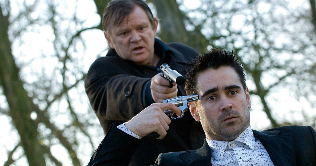 Brendan Gleeson and Colin Farrell in In Bruges (2008)