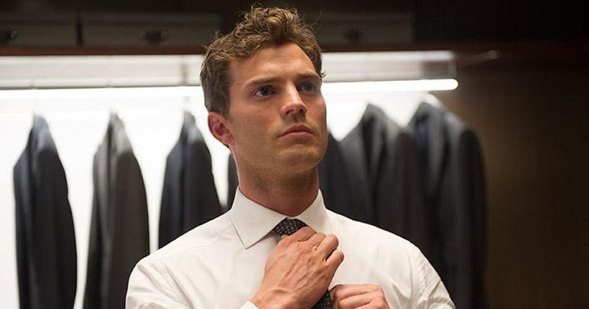 Jamie Dornan as Christian Gray in a scene from Fifty Shades of Grey