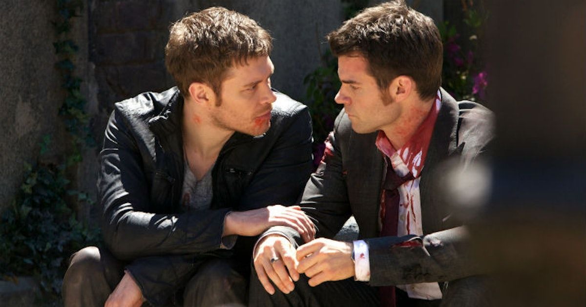 Klaus and Elijah in The Originals