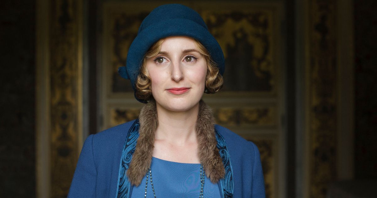 Laura Carmichael as Lady Edith in Downton Abbey