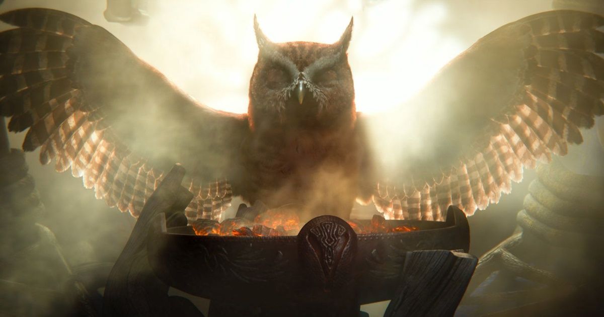 Isilribe (Geoffrey Rush) στο Legend of the Guardians: The Owls of Ga'Hoole