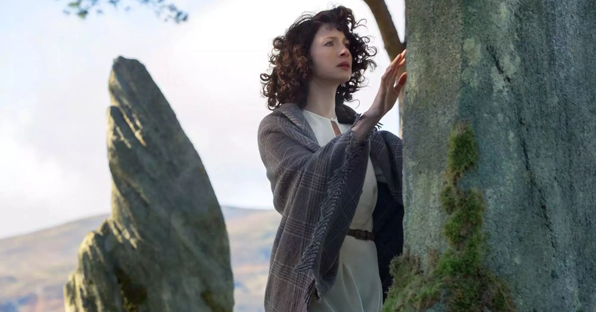 Outlander Claire at the stones