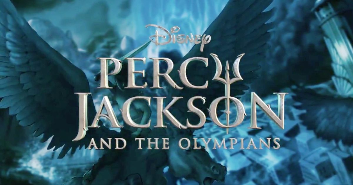 Percy Jackson and the Olympians TV Series Disney Plus Logo