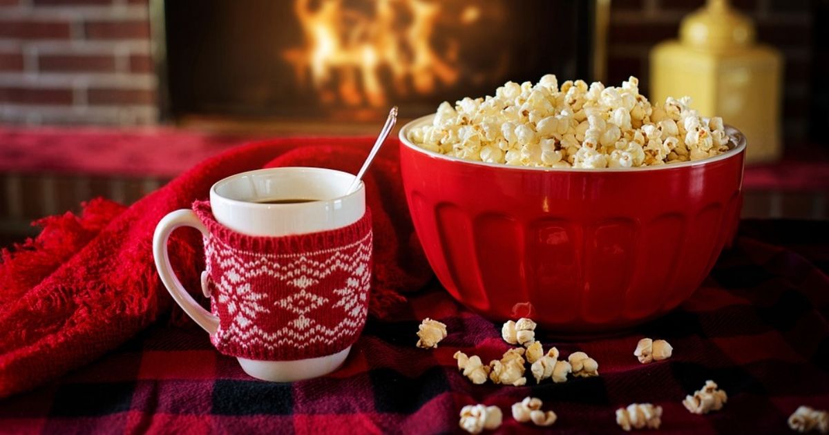Popcorn by the fire