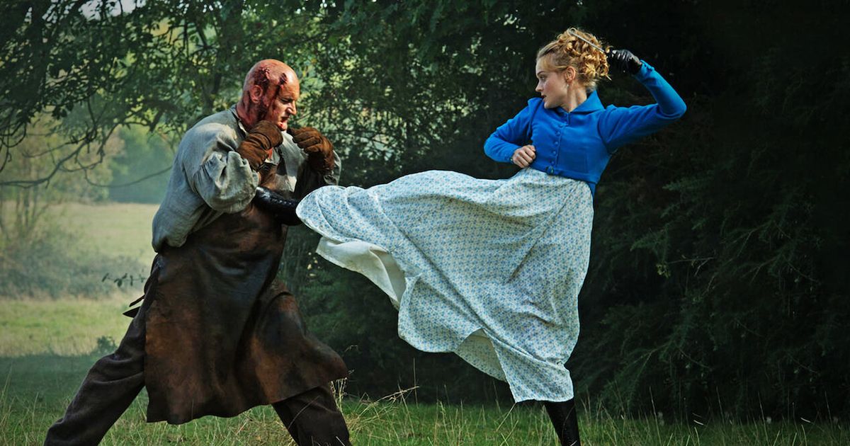 The 2016 action comedy horror Pride and Prejudice and Zombies