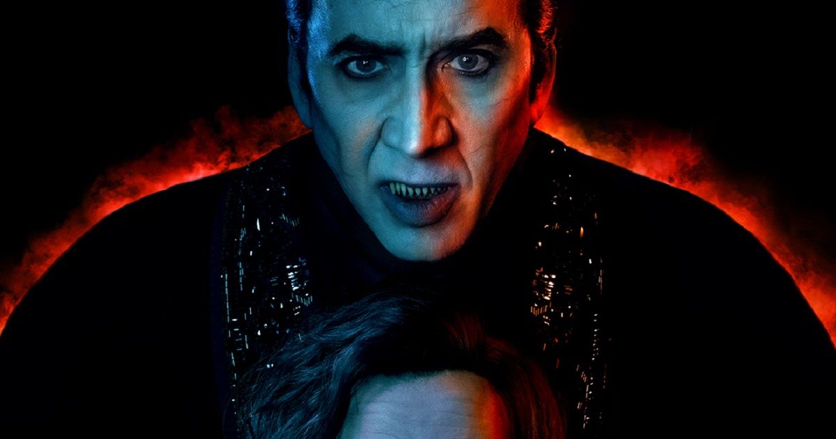 Renfield movie with Nicolas Cage as Dracula