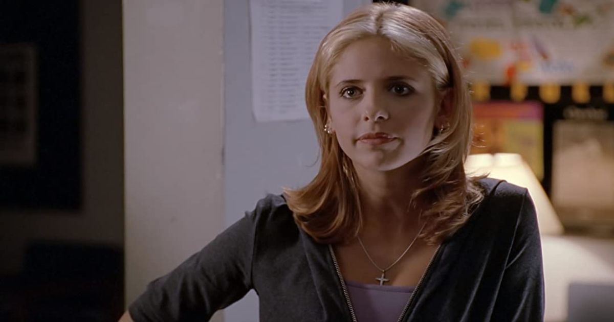 Sarah Michelle Gellar as Buffy in a scene from Buffy the Vampire Slayer