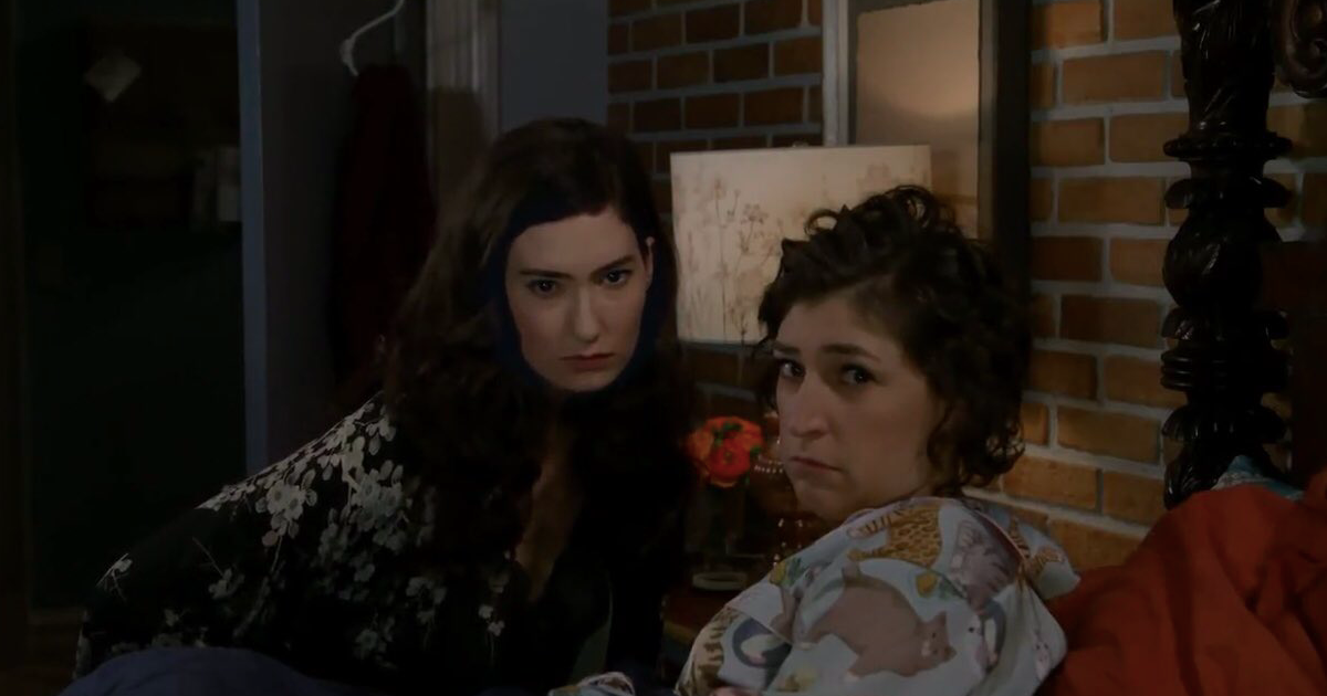 Schulyer Helford and Mayim Bialik in Call Me Kat