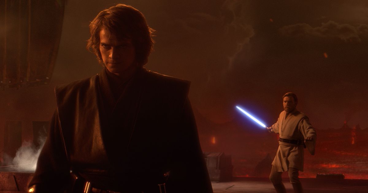 Hayden Christensen as Anakin Skywallker in Revenge of the Sith