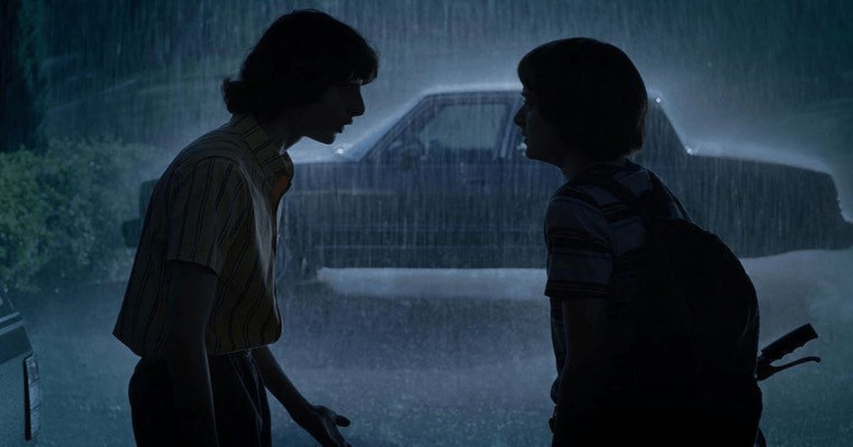 Stranger-Things-Season-3-Mike-And-Will-Rain-Argument