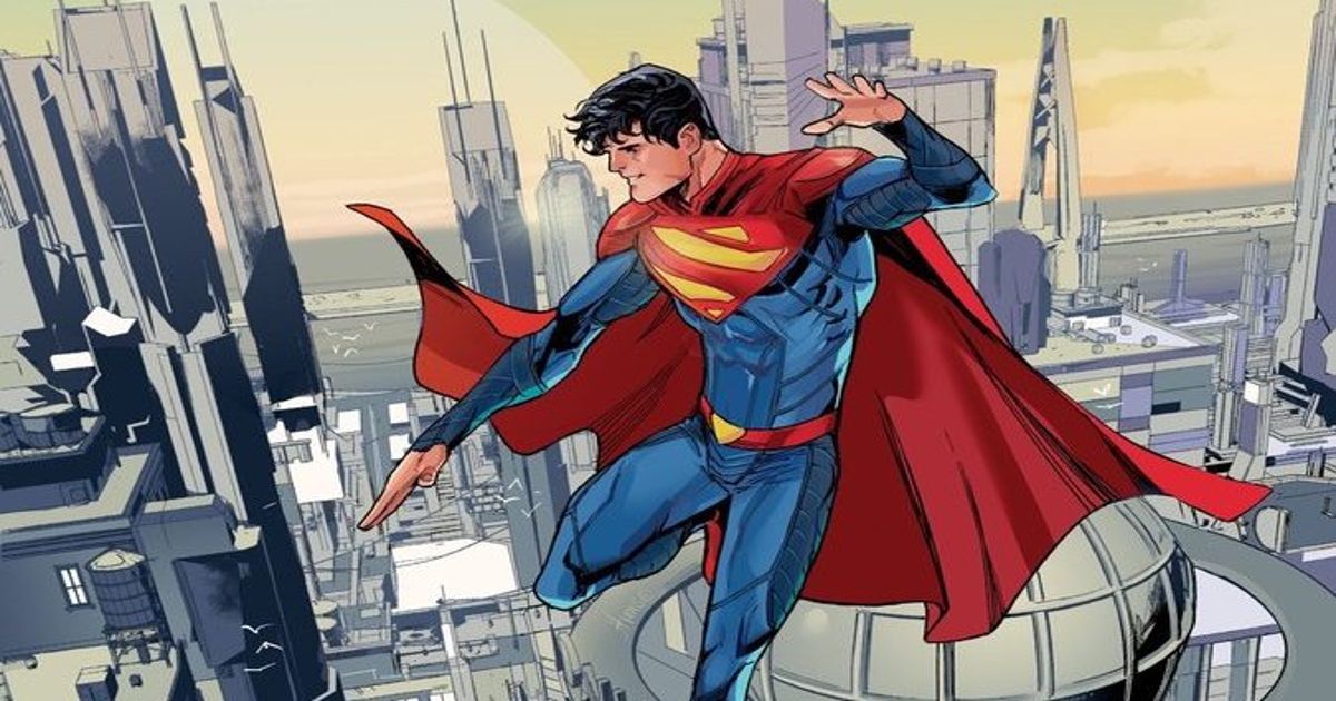 Jon Kent over Metropolis in Superman: Son of Kal-El