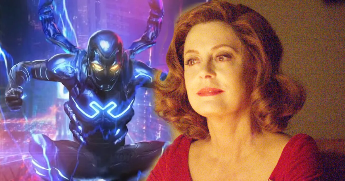 Blue Beetle Images Show Susan Sarandon & Raoul Max Trujillo's Villains