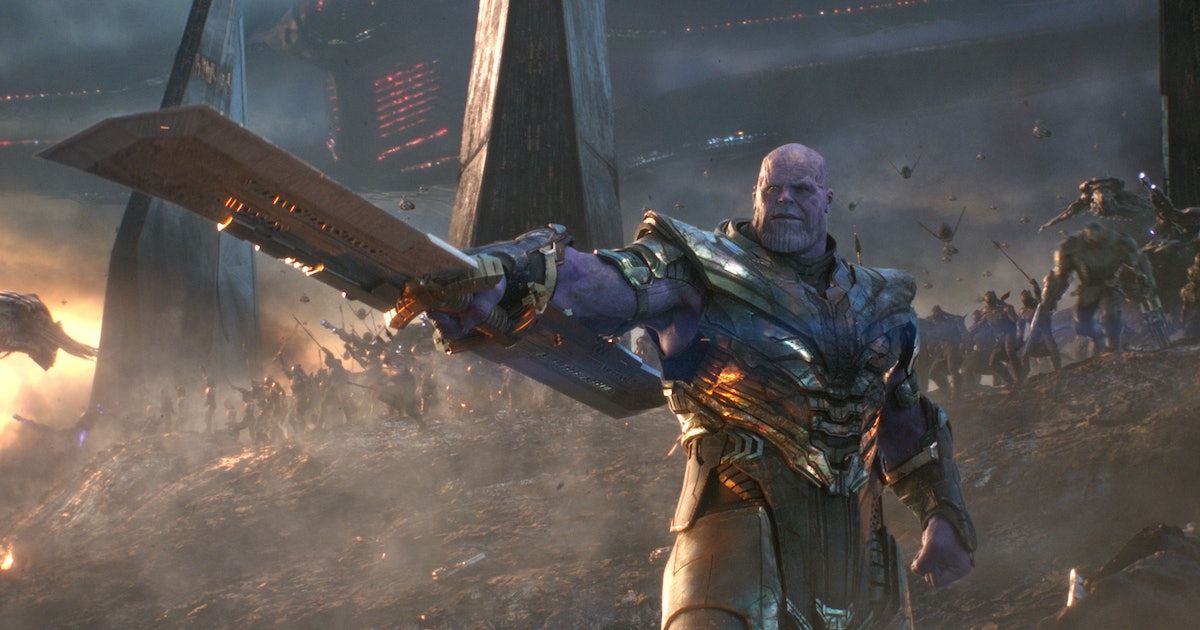 Thanos em Vingadores Ultimato