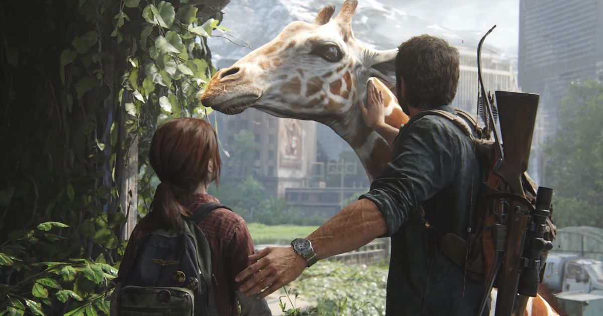 the last of us famous giraffe nature 