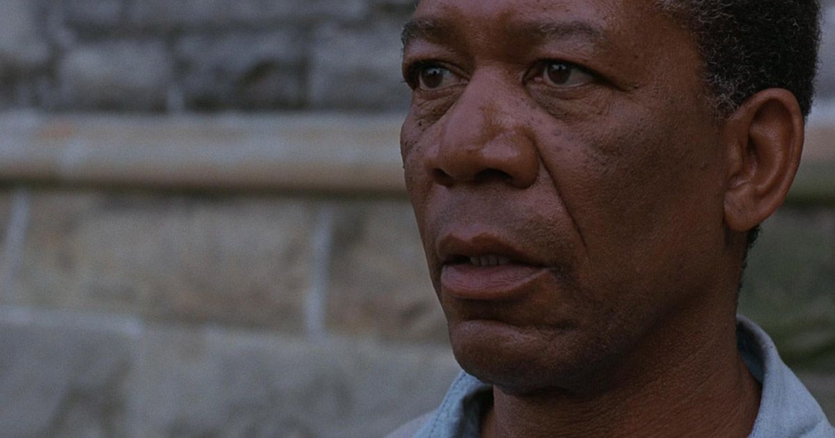 Morgan Freeman in The Shawshank Redemption