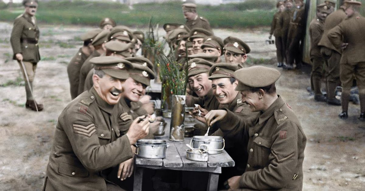 Footage from They Shall Not Grow Old