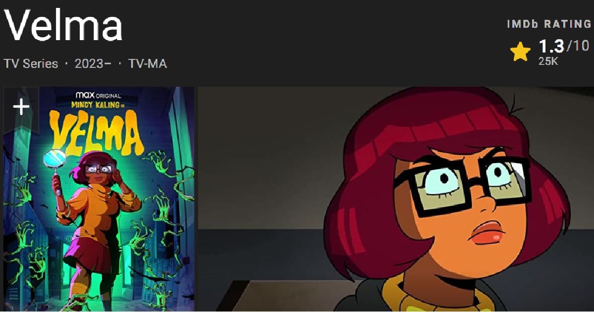 Screen Rant on X: #Velma has been the subject of review bombs on Rotten  Tomatoes and IMDb. As of the time of this writing, Velma has an 18%  audience score, as opposed