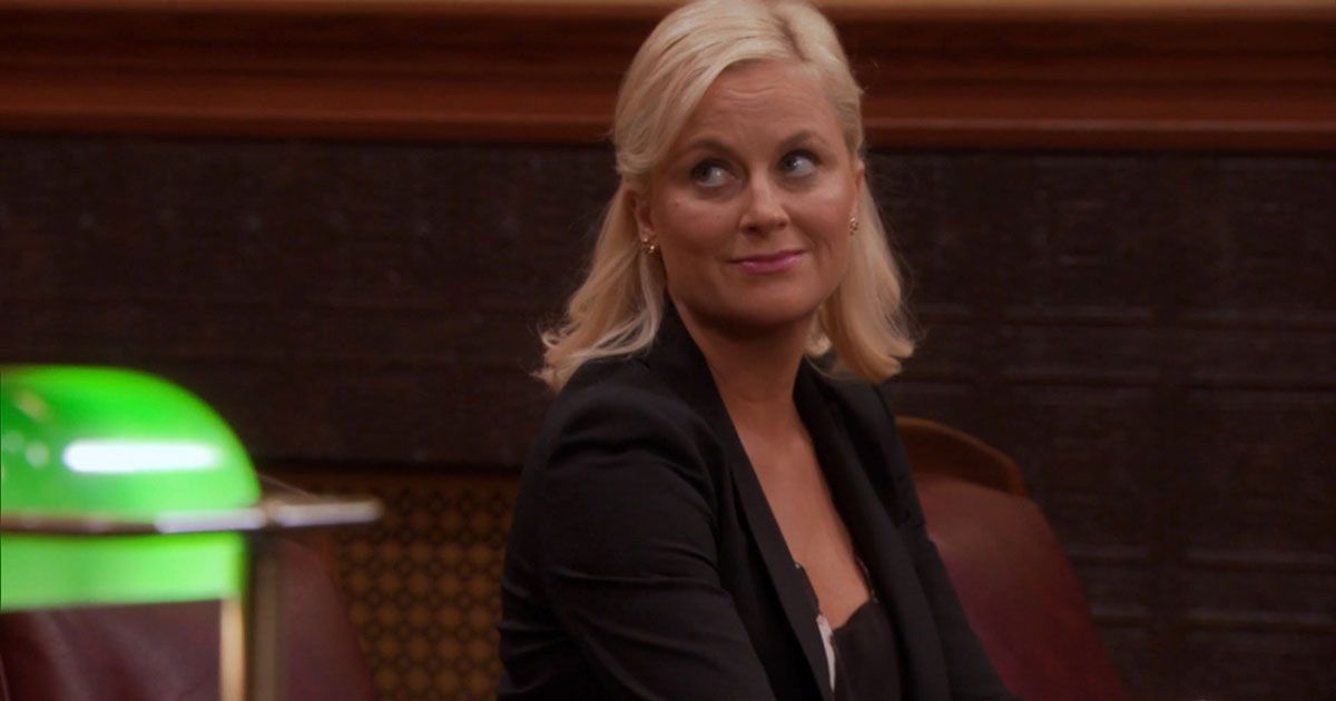 Amy Poehler as Leslie Knope in Parks and Recreation 
