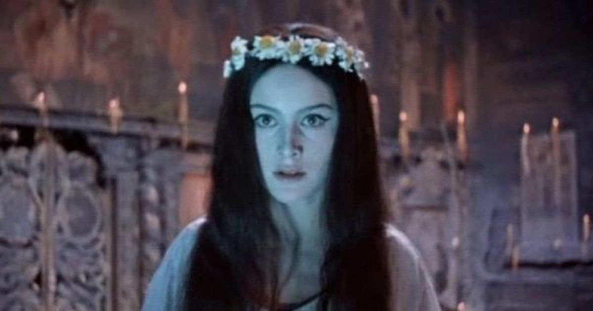 a ghostly young woman in Viy