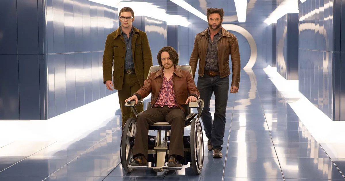 James McAvoy as Charles Xavier in X-Men: Days of Future Past