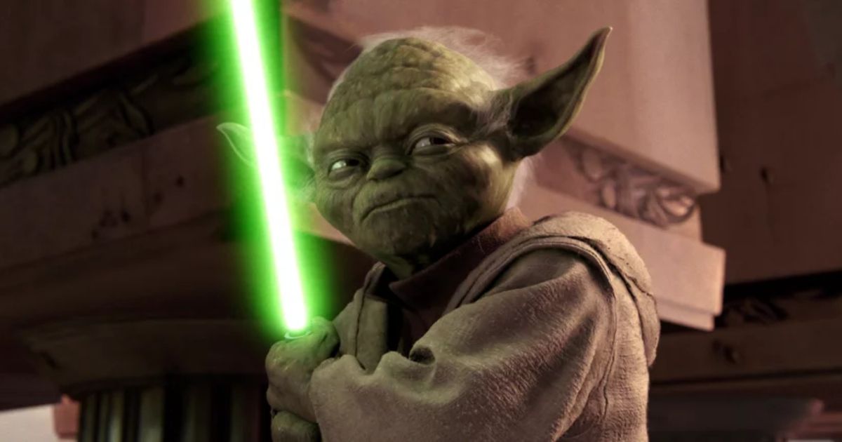 Yoda with Lightsaber