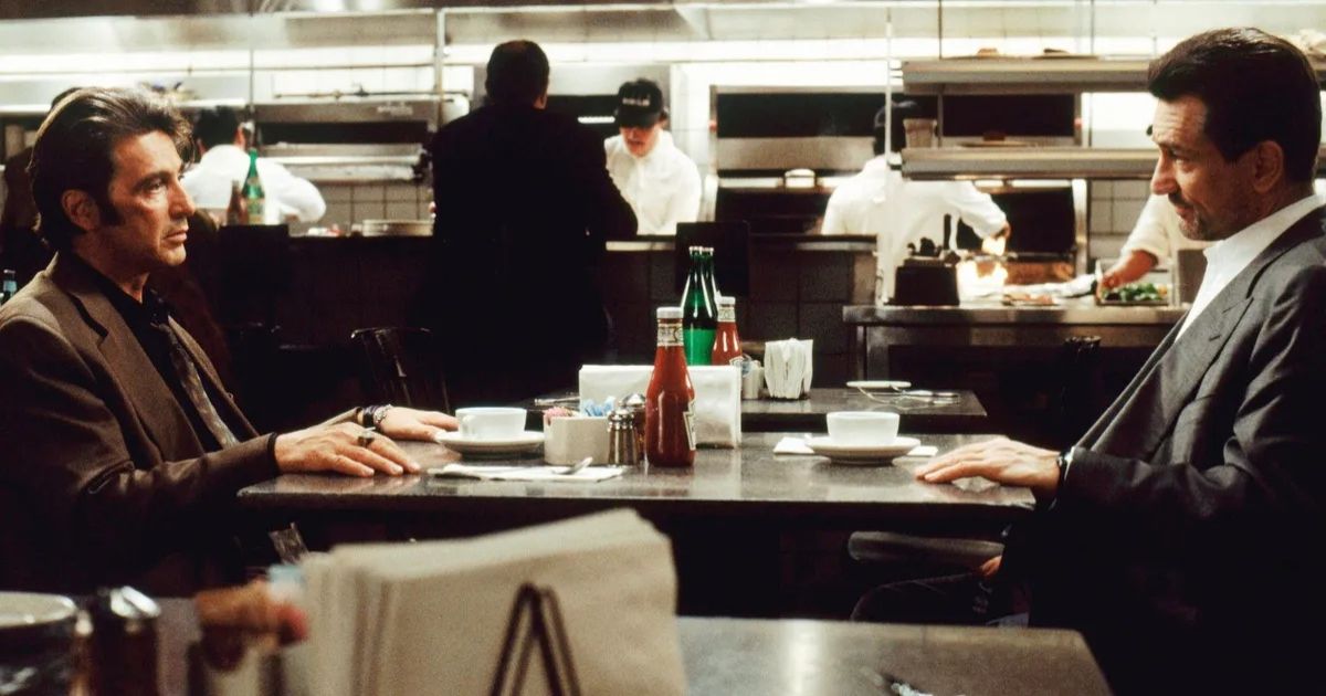 Heat movie with De Niro and Pacino together at the diner