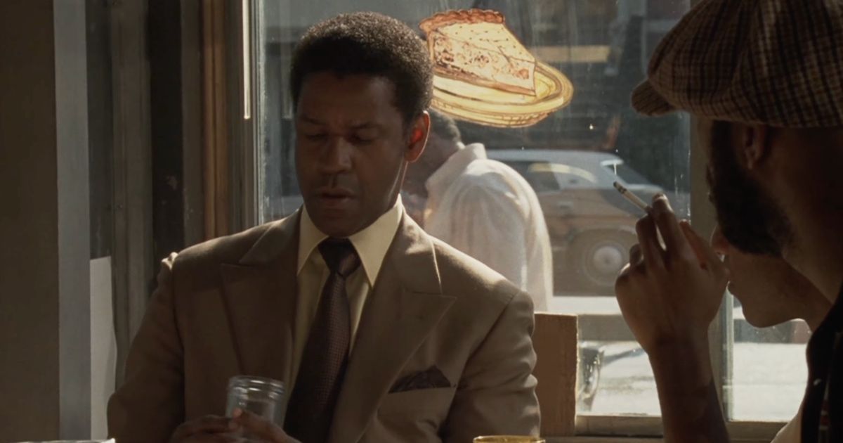 A scene from the movie American Gangster