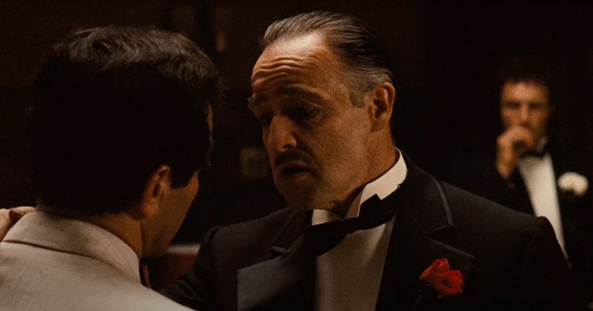 A scene from The Godfather