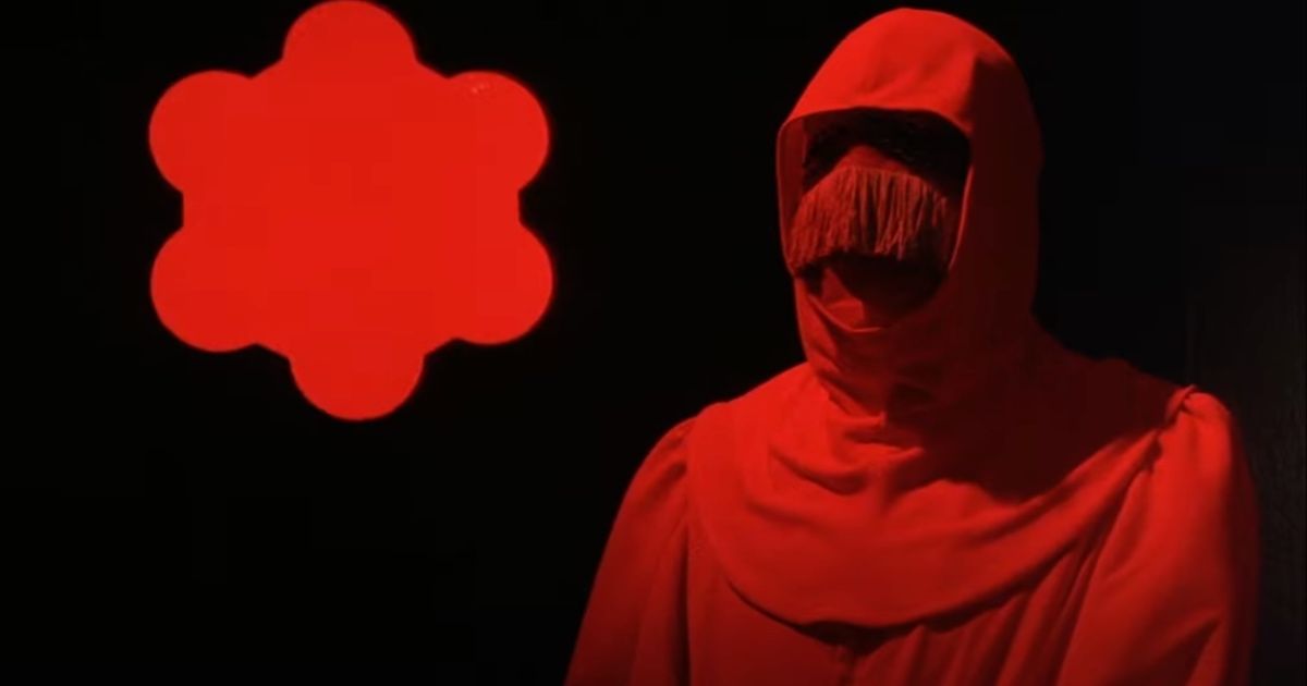 A scene from The Masque of the Red Death