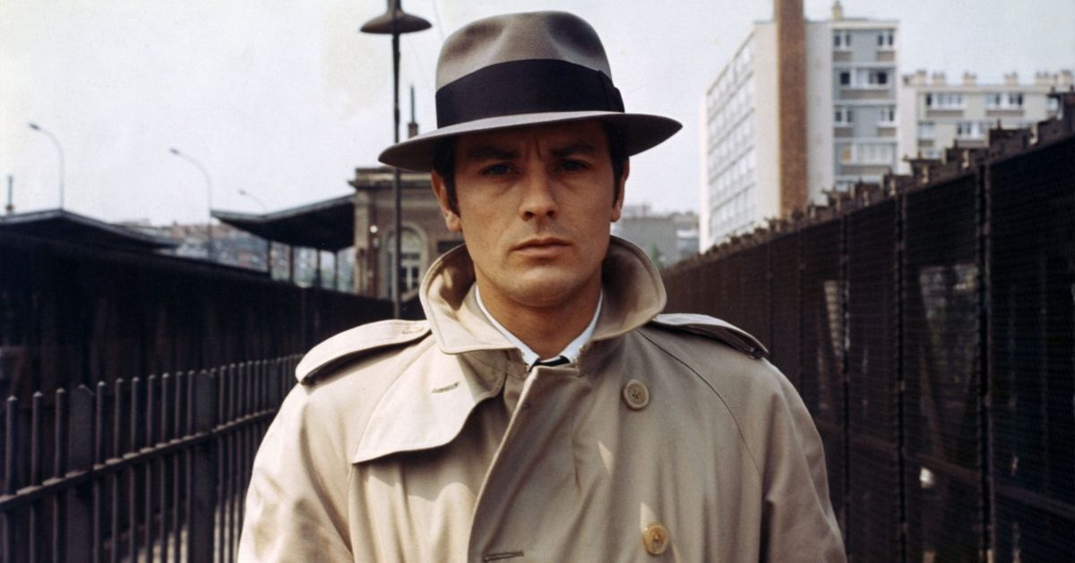 alain delon in the french movie le samourai from jean pierre melville