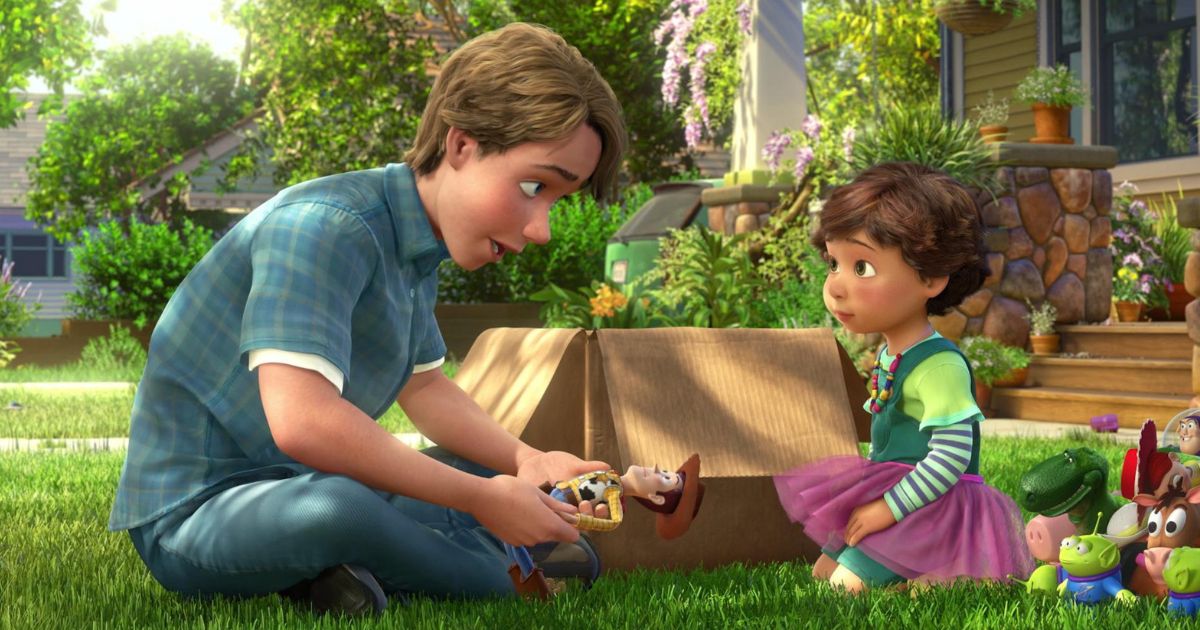 A scene from Toy Story 3
