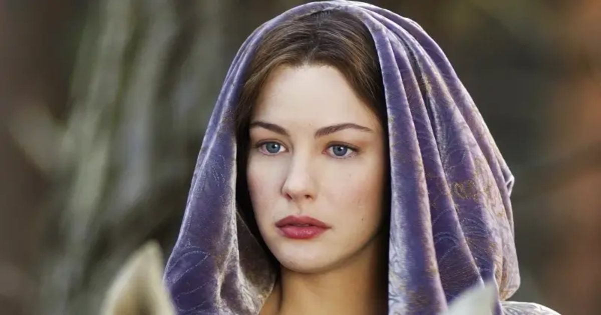 Liv Tyler in The Lord of the Rings: The Fellowship of the Ring.