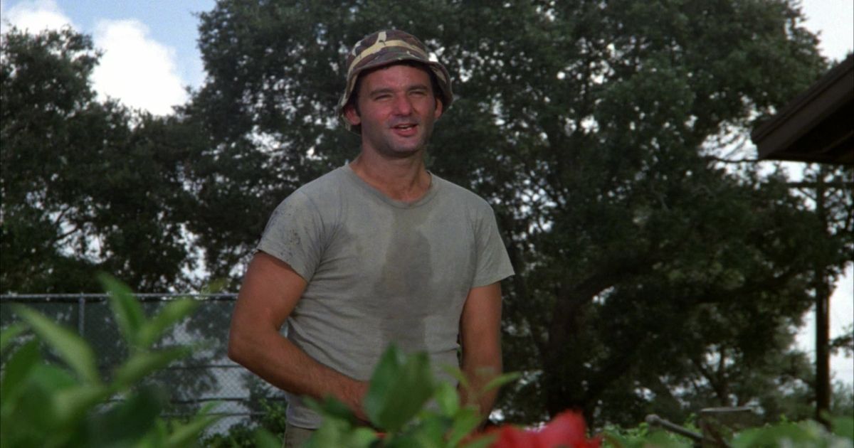 Bill Murray as Carl Spackler in a scene from Caddyshack