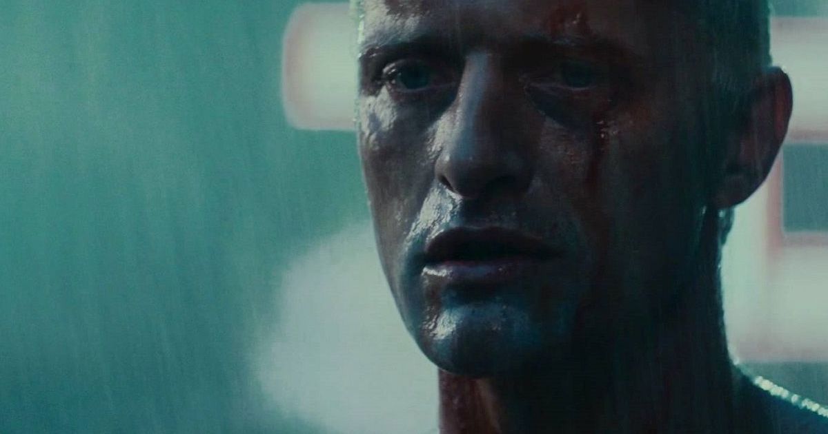 Rutger Hauer em Blade Runner chora na chuva