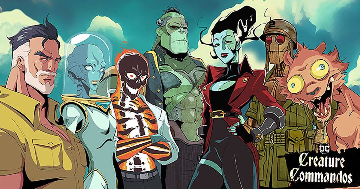 Creature Commandos Artwork Offers First Look at DCU Upcoming Animated Series Design