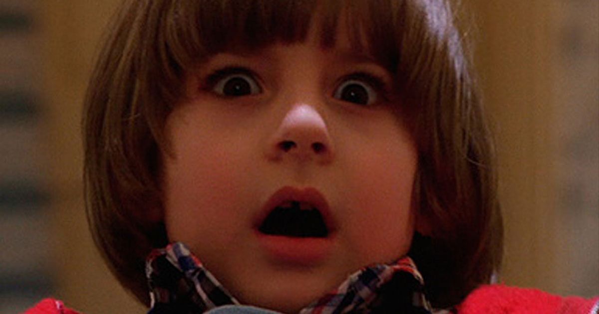 Danny Torrance gasps in The Shining