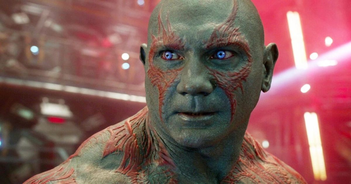 Bautista as Drax in Guardians of the Galaxy