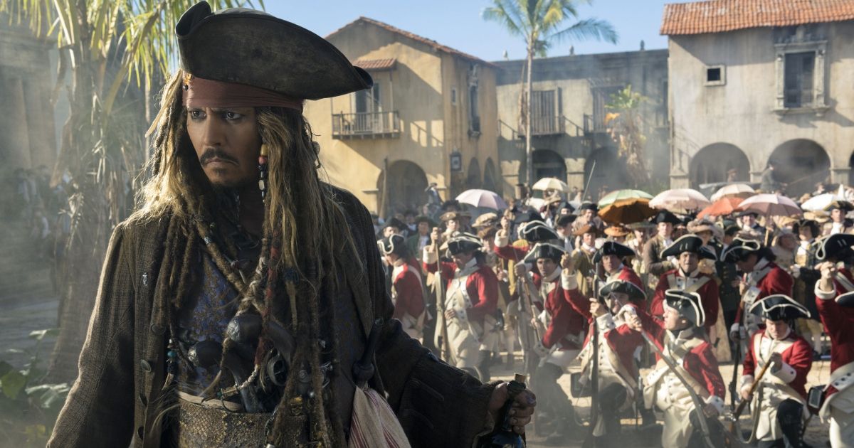 Jack Sparrow in Pirates of the Caribbean: Dead Men Tell No Tales