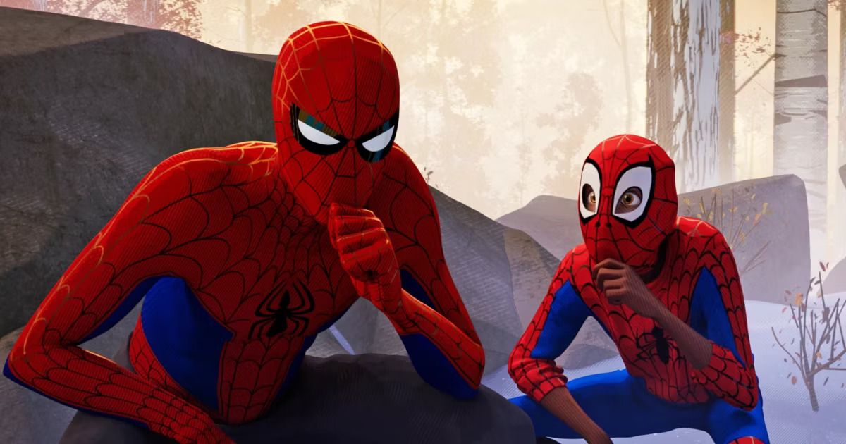 A scene from Spider-Man: Into the Spider-Verse