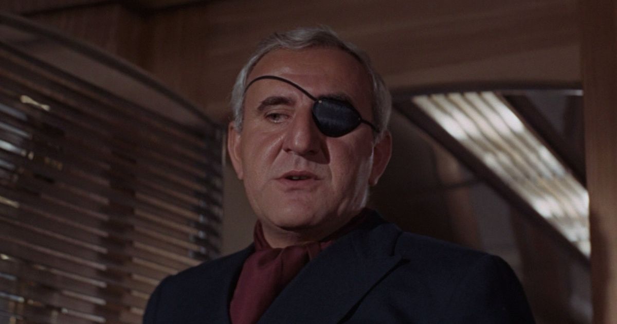 Emilio Largo with an eye patch